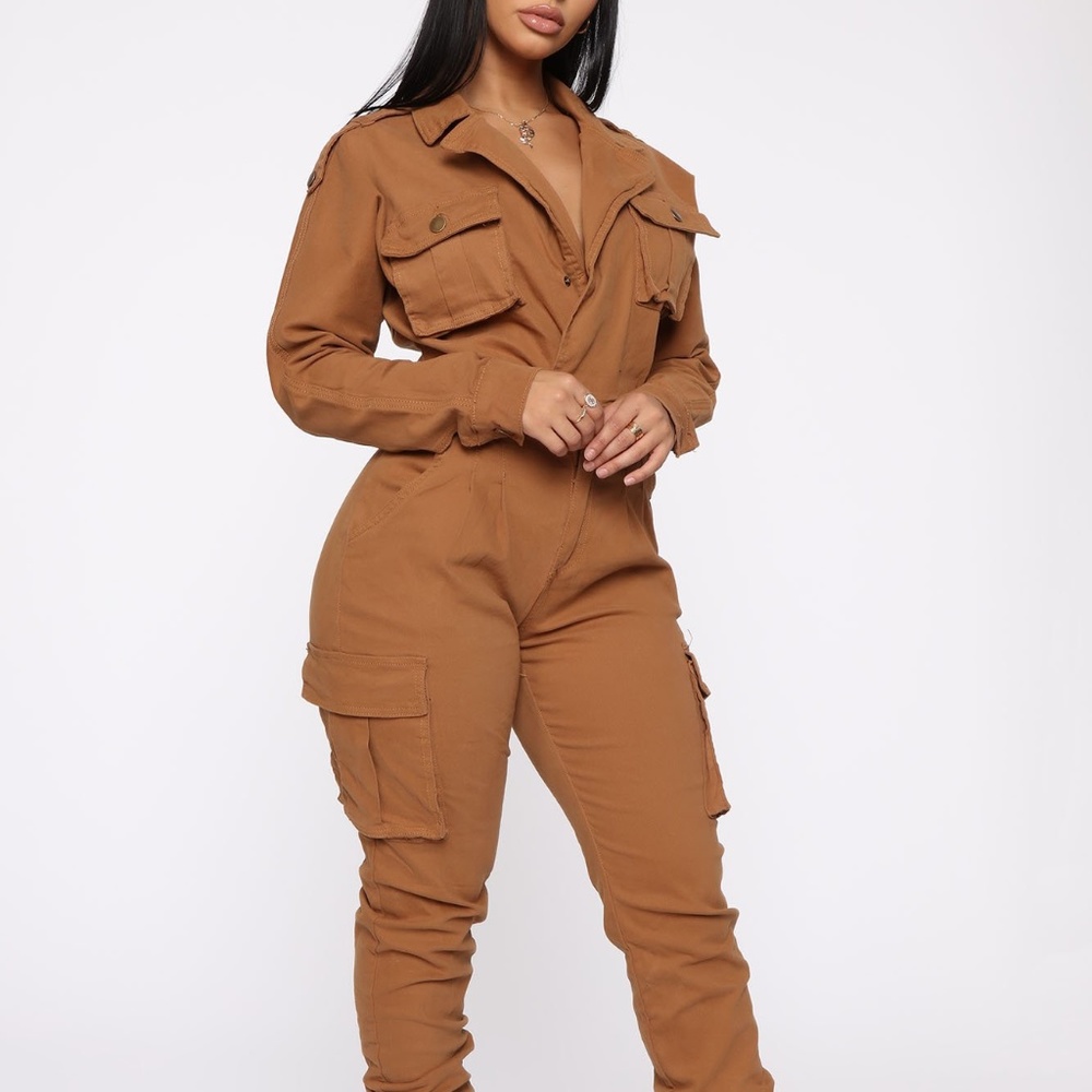 Fashion Nova Not Worried About That Cargo Jumpsuit